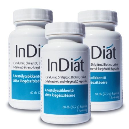 InDiat® fogyókúrás étrend-kiegészítő 3x60 db