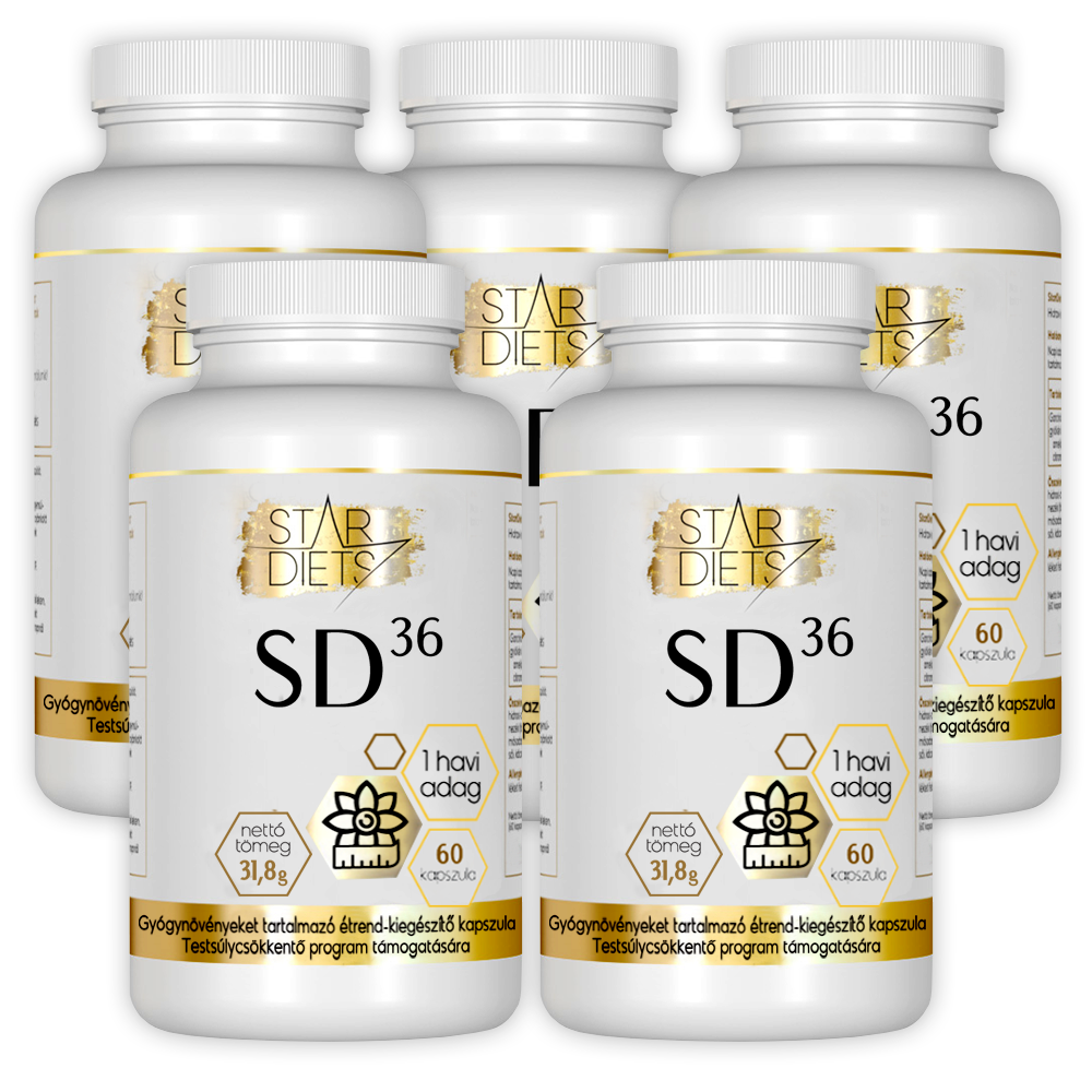 StarDiets SD36 étrend-kiegészítő kapszula 60 db, Fogyás ds